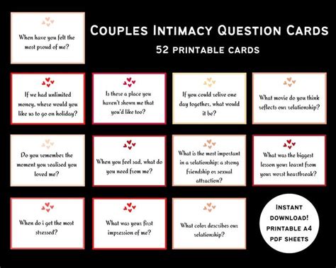 coupleintimacy|40 Questions to Build Intimacy in a Relationship